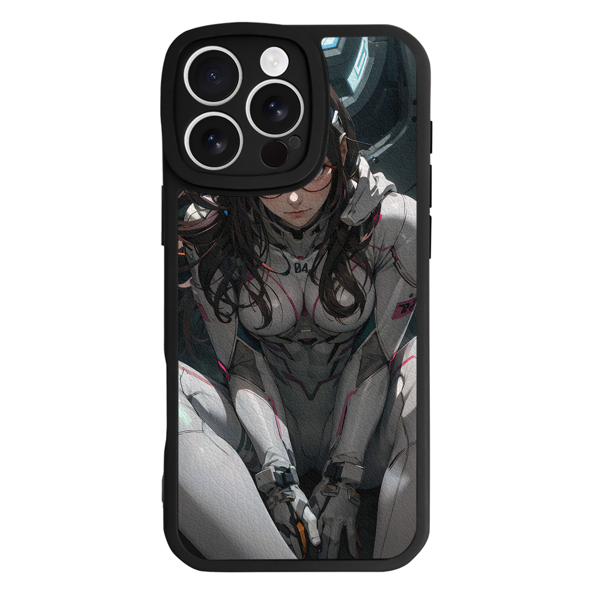 （画像用） EVA 新世紀エヴァンゲリオン 【iPhone 16シリーズ対応】シリコンスマホケース（レザー調） 材質：シリコン